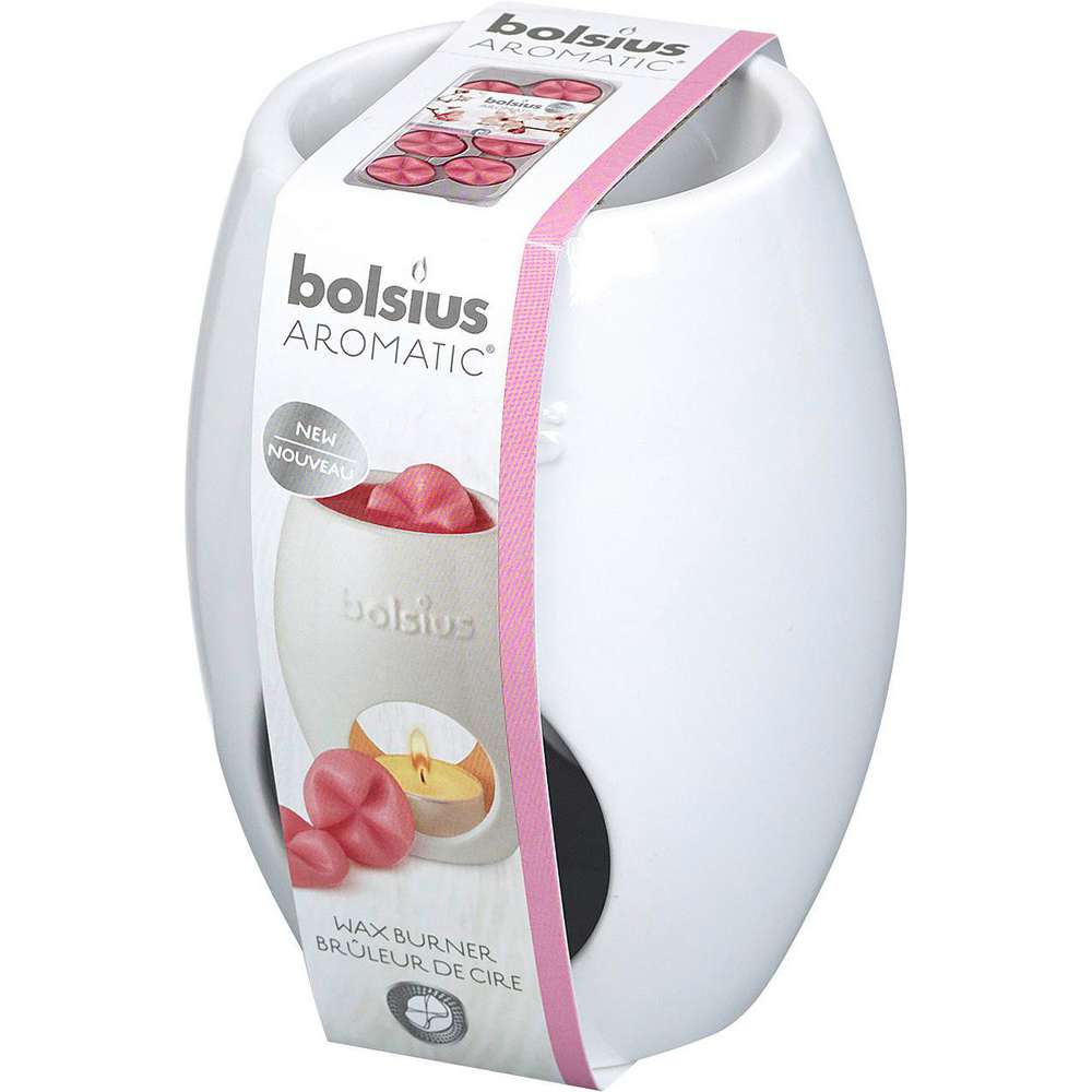 Produktabbildung Bolsius Duftlampe Ellipse weiß