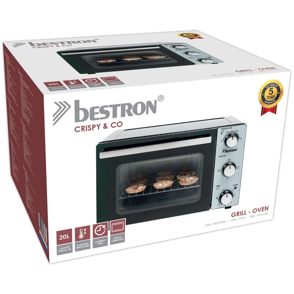 Produktabbildung Bestron Mini Backofen 20L AOV22