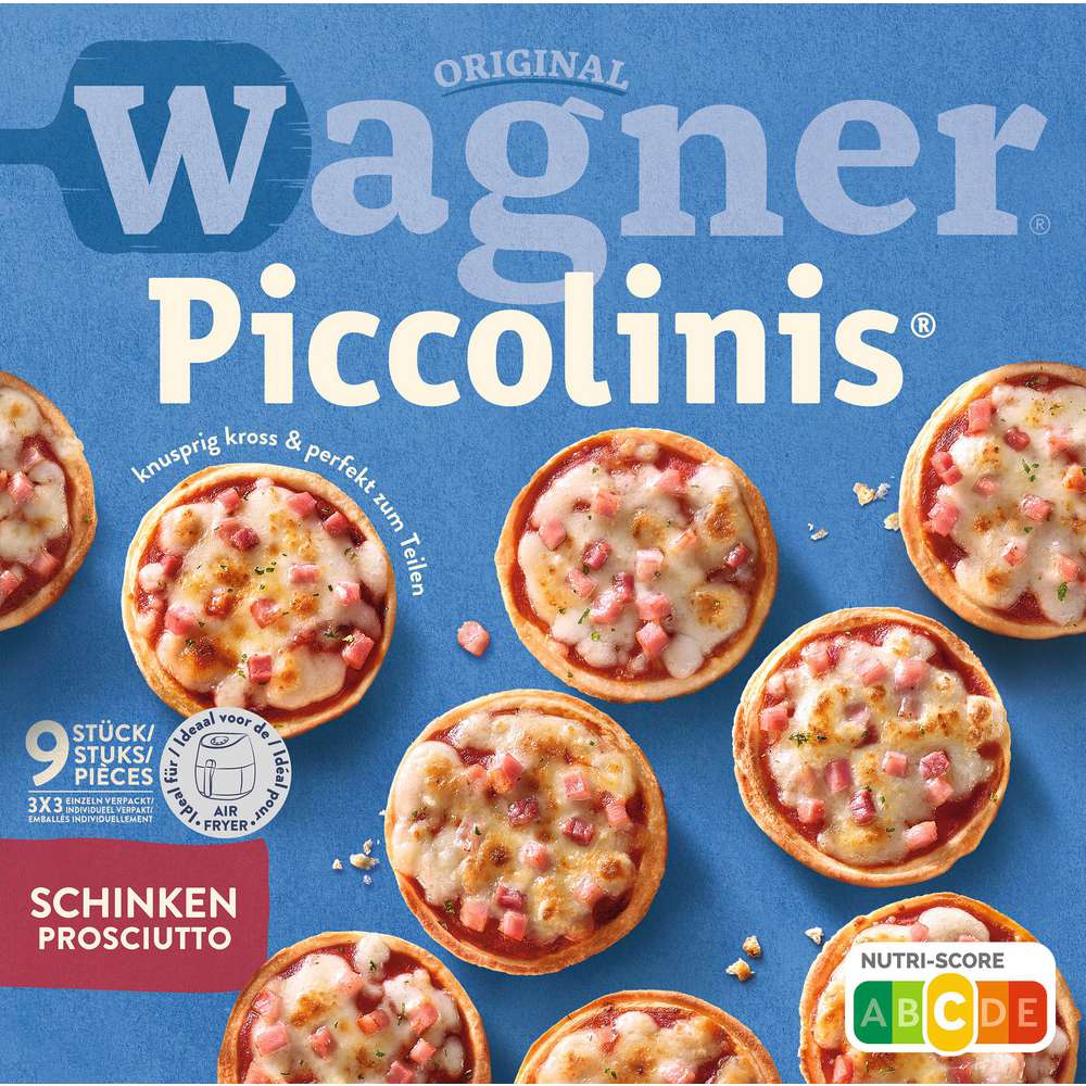 Produktabbildung Wagner Piccolinis Schinken, tiefgekühlt