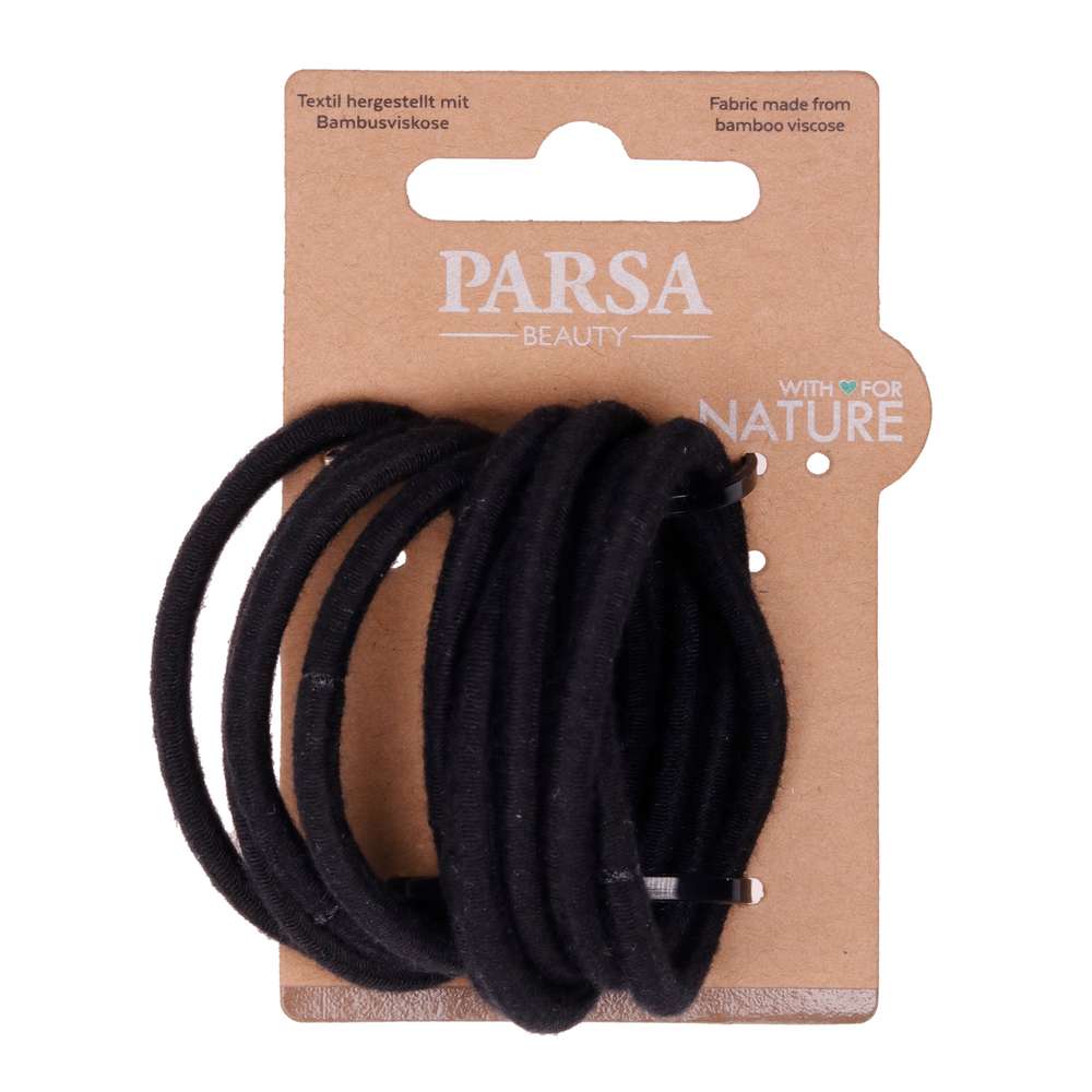 Produktabbildung Parsa Beauty Haargummis eco, schwarz