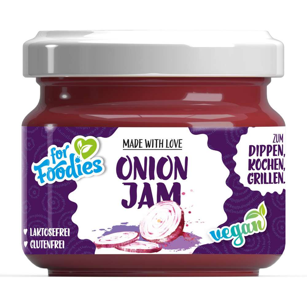Produktabbildung For Foodies Onion Jam, Vegan