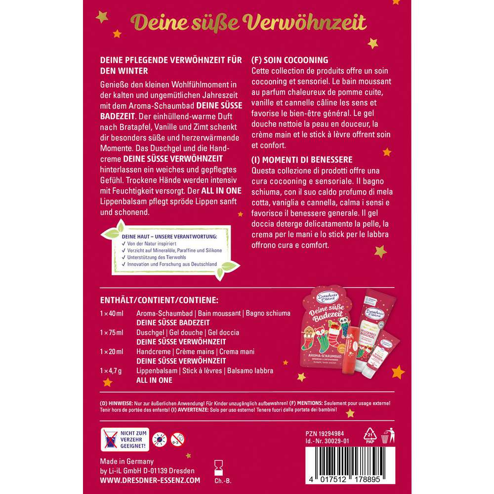 Produktabbildung Dresdner Essenz Geschenkset Wellness für Zuhause