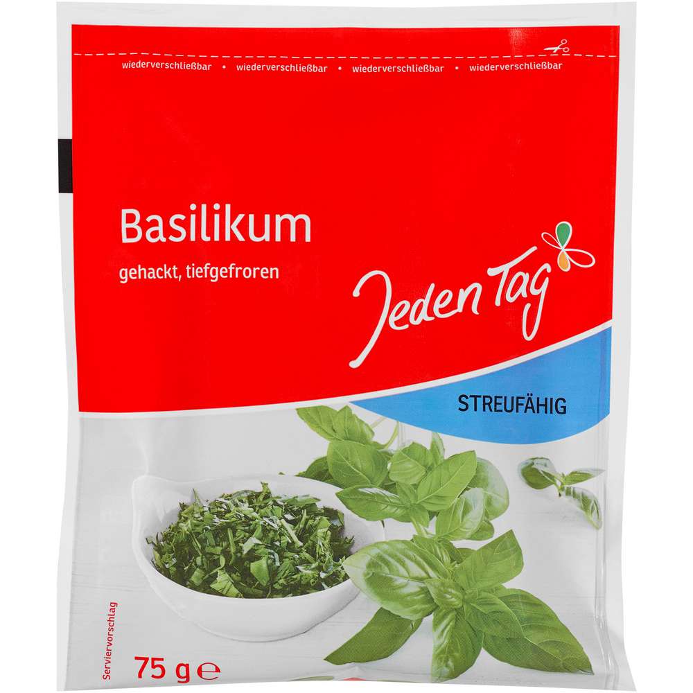 Produktabbildung Jeden Tag Basilikum, tiefgekühlt