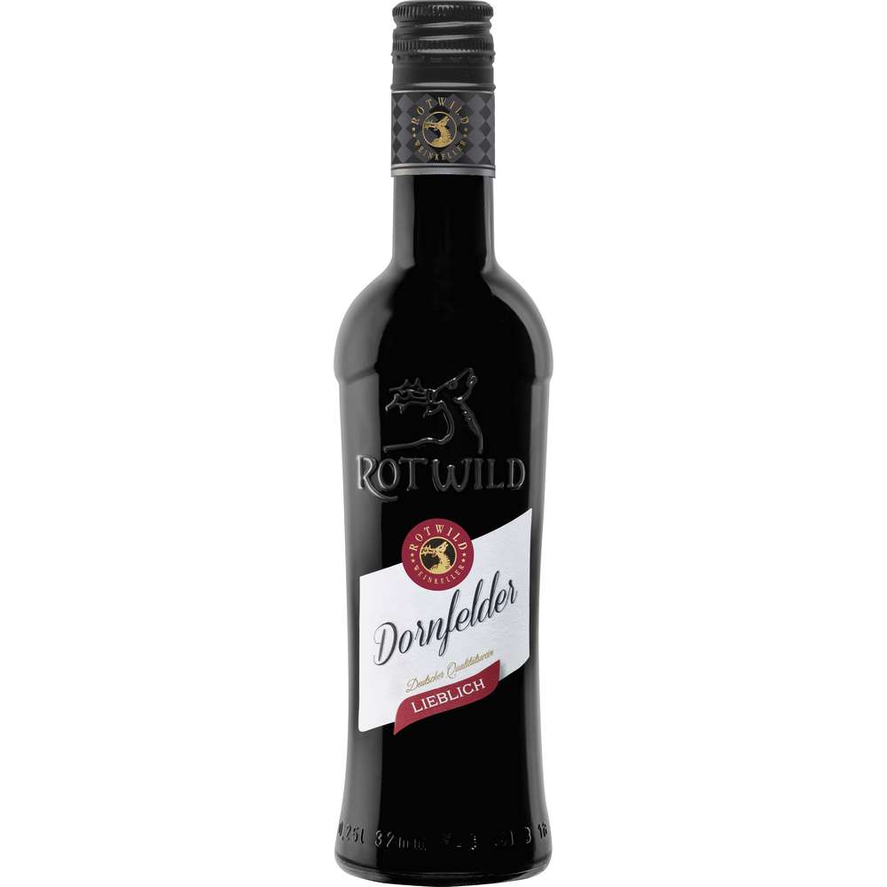 Produktabbildung Rotwild Dornfelder lieblich Pfalz/Rheinhessen DQW, Rotwein