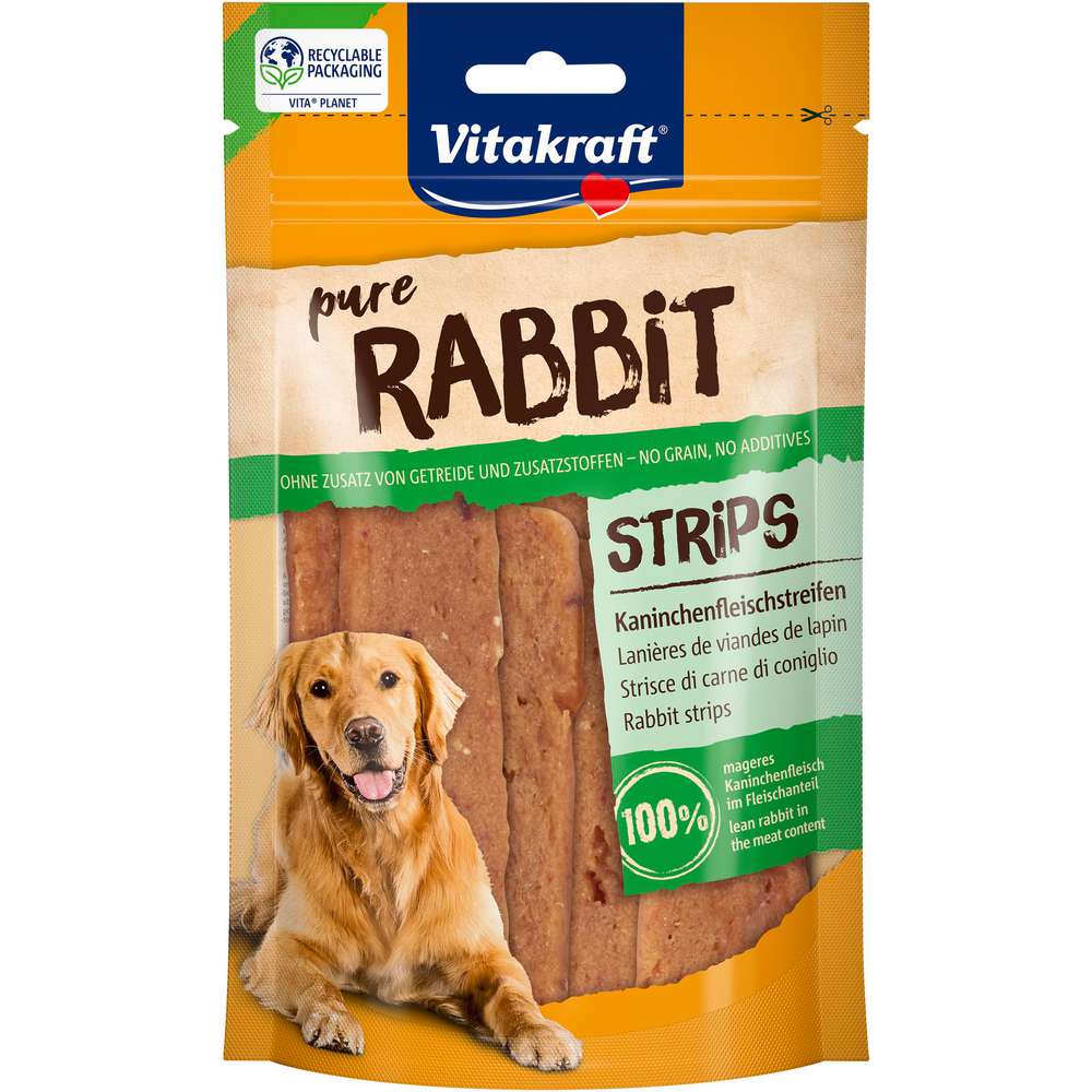 Produktabbildung Vitakraft Hunde-Snack Kaustangen, Rabbit-Strips