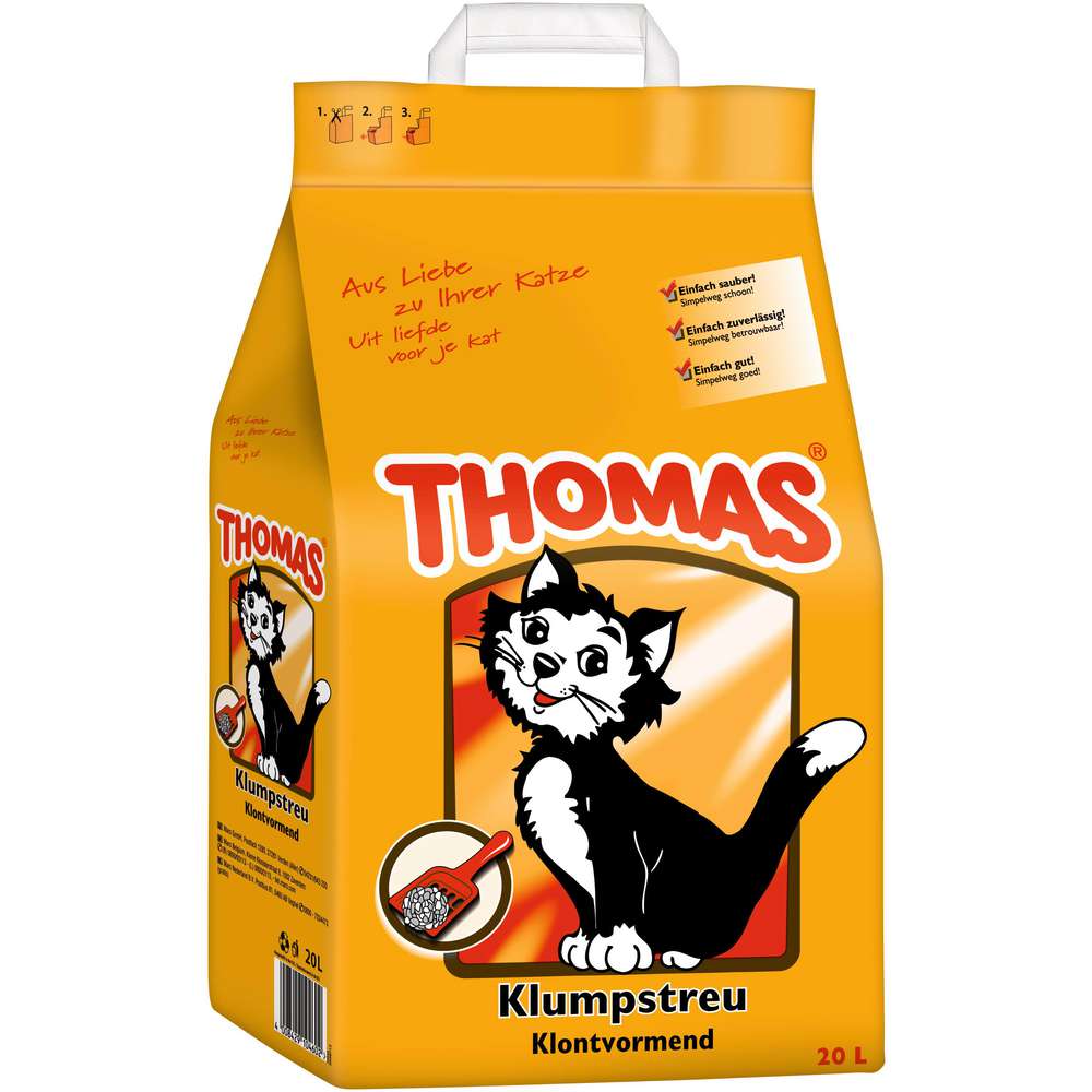 Produktabbildung Thomas Katzen Klumpstreu, Klontvormend