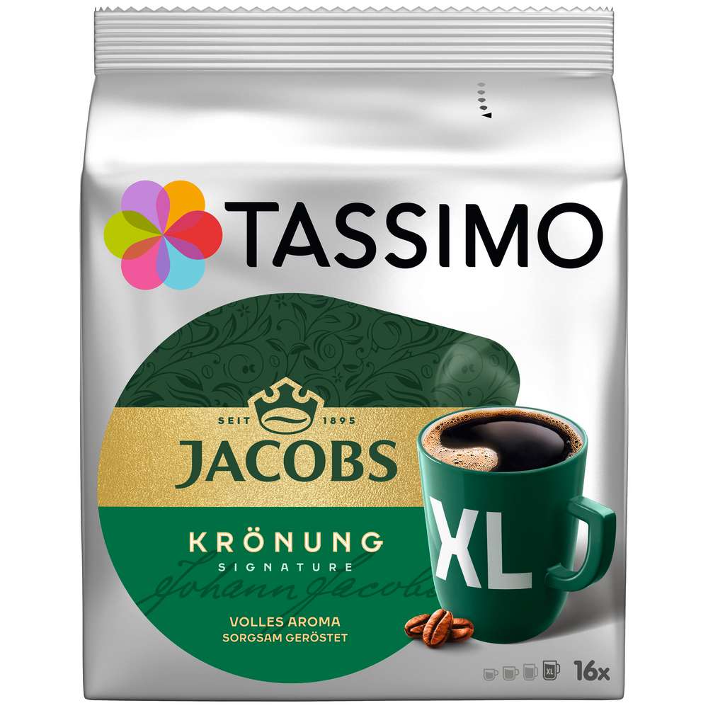 Produktabbildung Tassimo Kaffee Kapseln, Jacobs Krönung