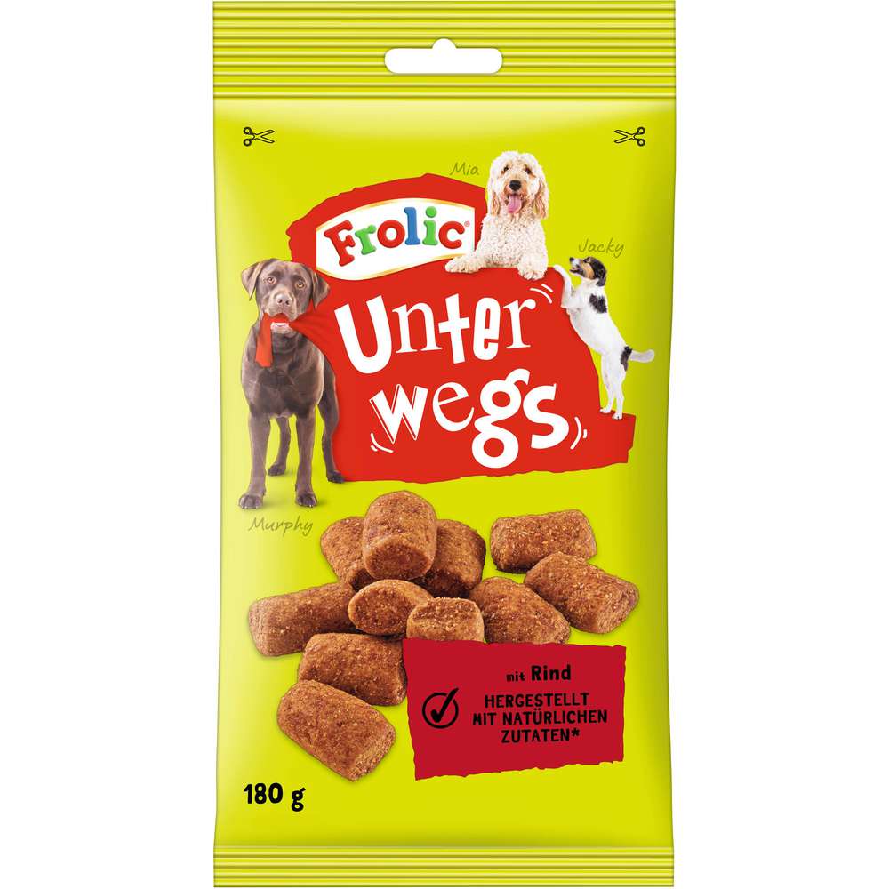 Produktabbildung Frolic Hunde-Snacks Unterwegs, Rind