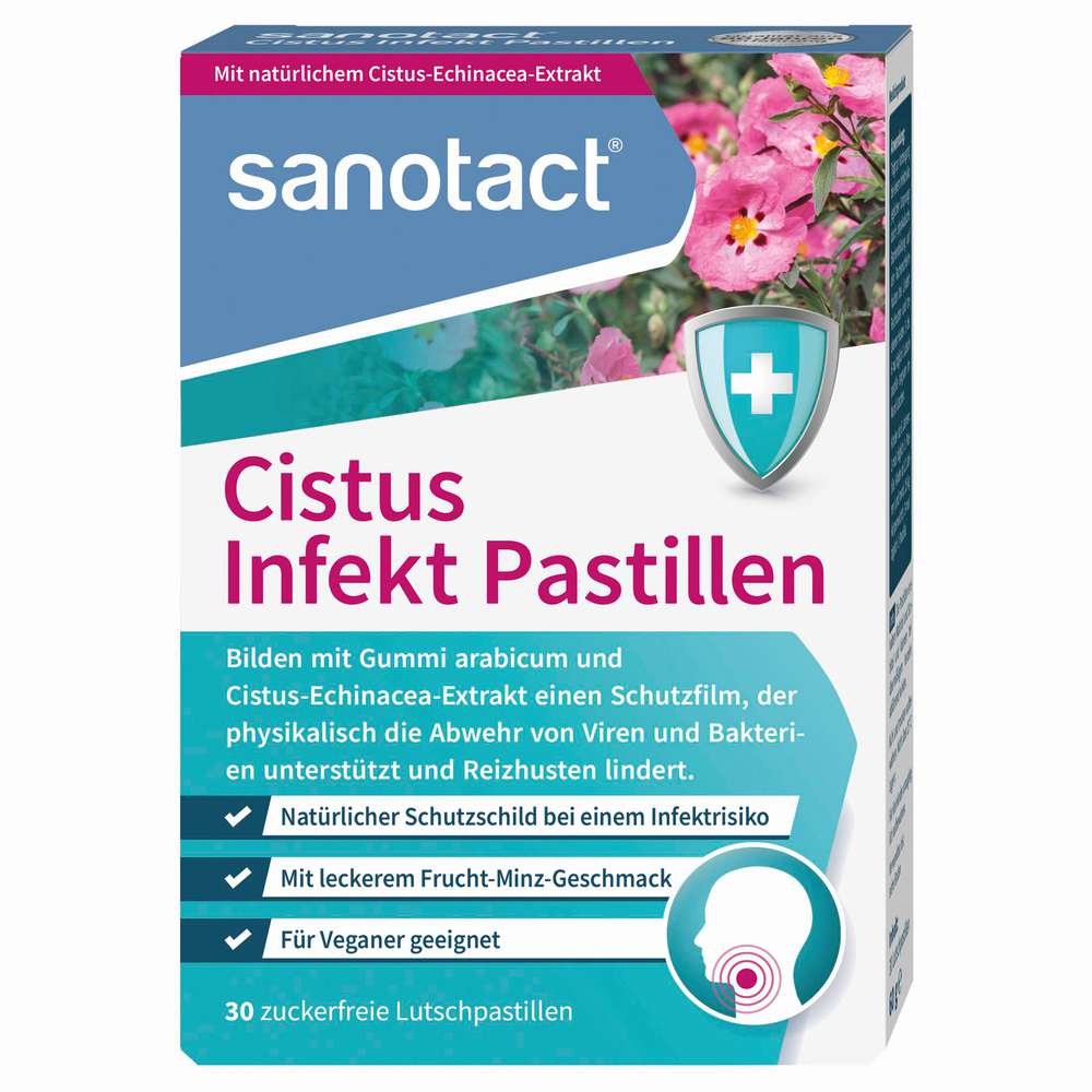 Produktabbildung sanotact Pastillen Cistus-Infekt