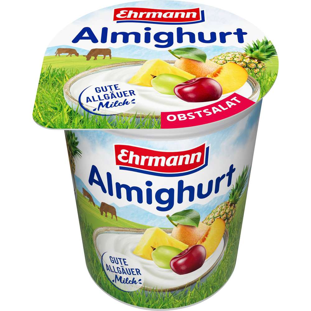 Produktabbildung Ehrmann Fruchtjoghurt Almighurt, Obstsalat