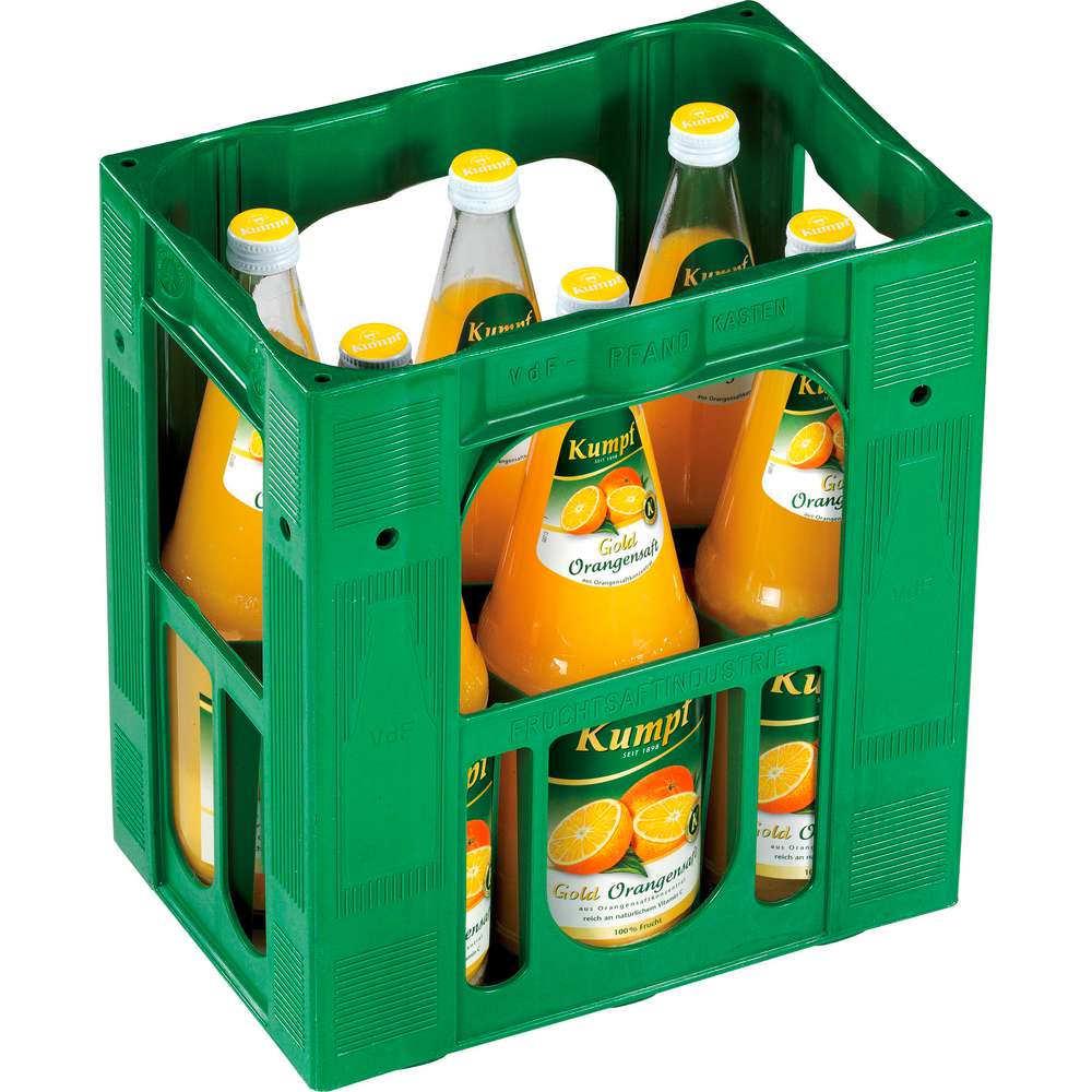 Produktabbildung Kumpf Gold- Orangensaft (6x 1,000 Liter)