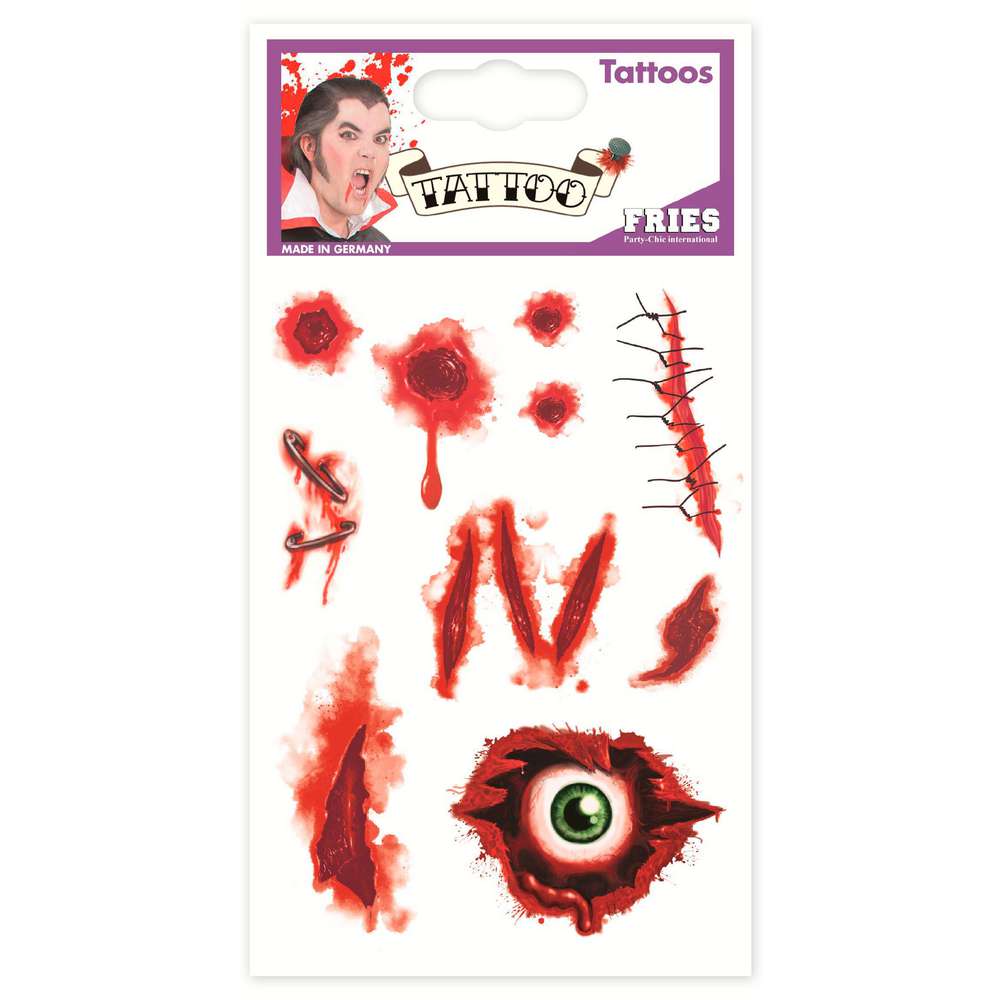 Produktabbildung Fries Tattoo Zombienarbe