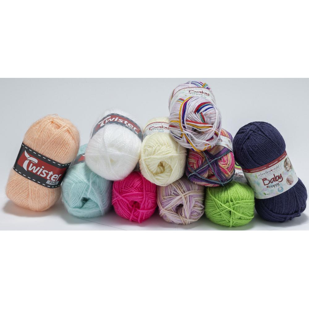 Produktabbildung keine Marke Baby Happy Uni oder Color, je 50 g-Knäuel