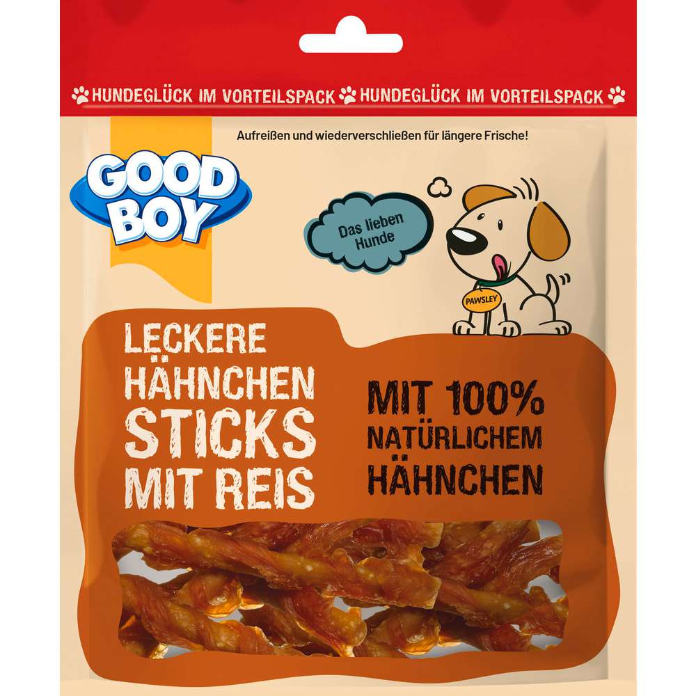 Produktabbildung Good Boy Hunde Hähnchen Sticks mit Reis