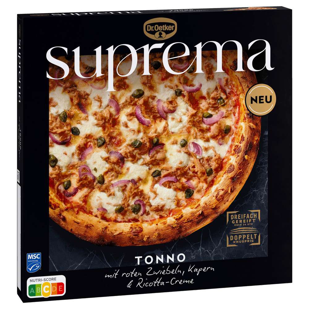 Produktabbildung Dr. Oetker Pizza Suprema Tonno, tiefgekühlt