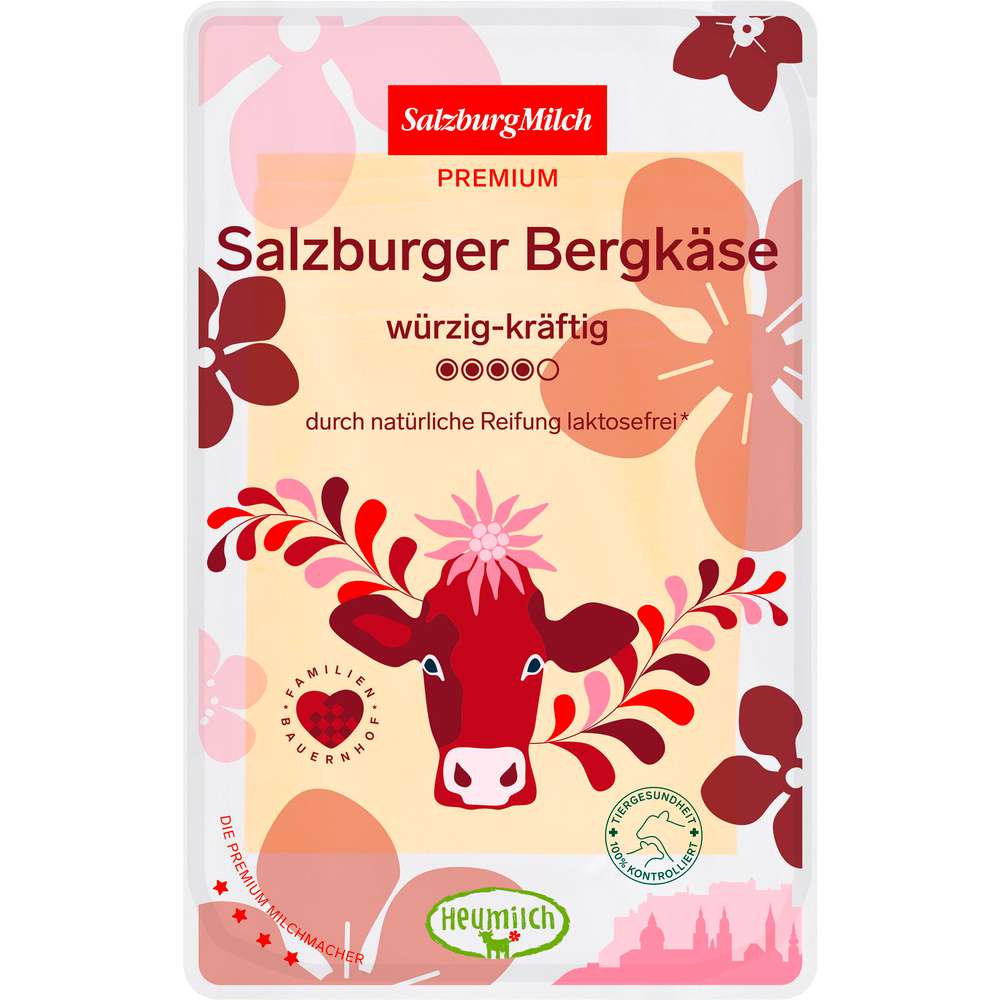 Produktabbildung Salzburgmilch Premium Bergkäse, würzig-kräftig