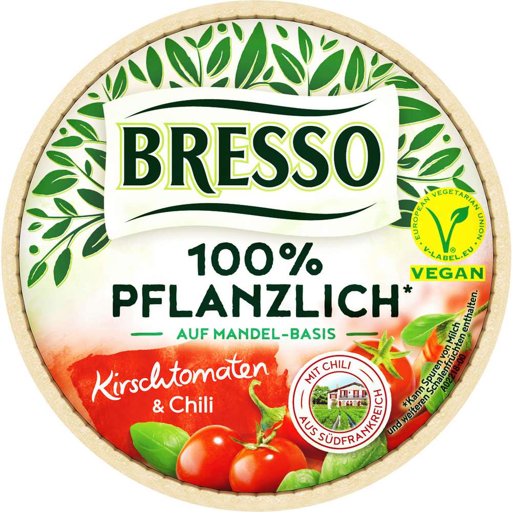 Produktabbildung Bresso Veganer Aufstrich Tomate & Chili