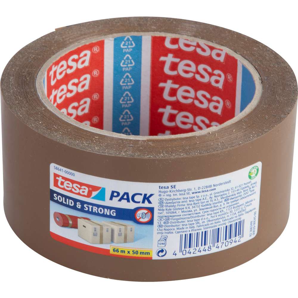 Produktabbildung tesa tesapack® Solid & Strong, braun