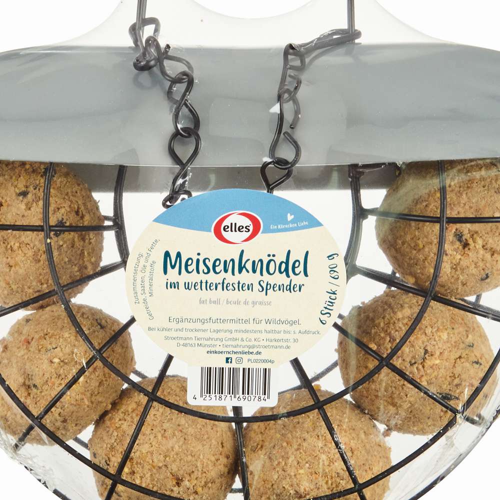 Produktabbildung elles Meisenknödel im Halbmond-Spender