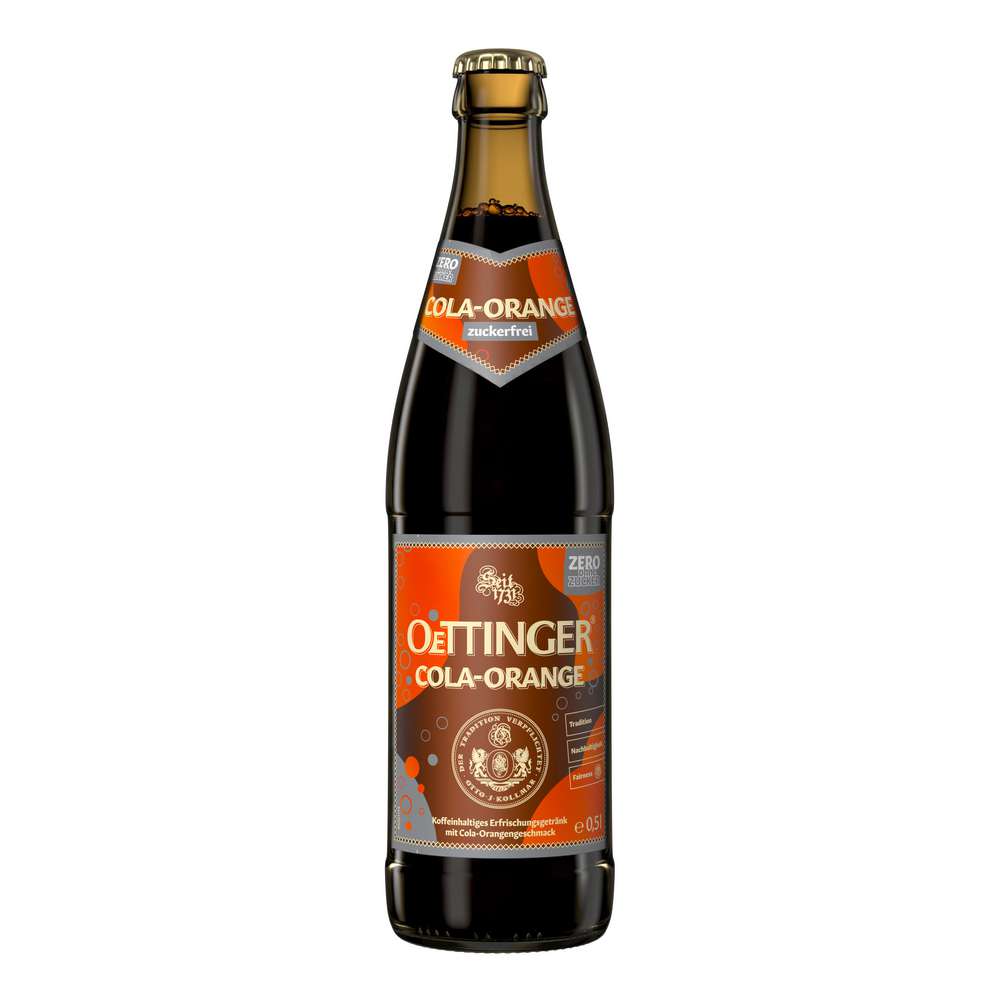 Produktabbildung Oettinger Cola-Orange Zero