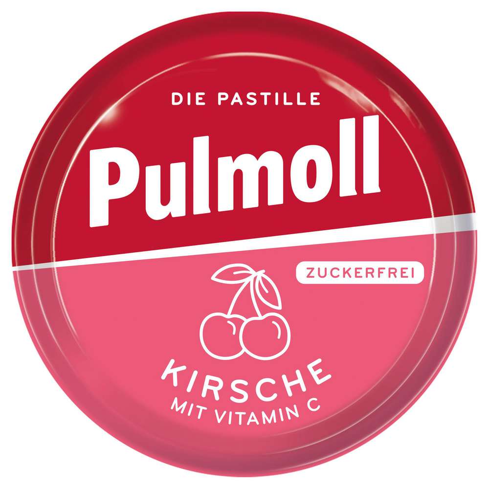 Produktabbildung Pulmoll Hustenbonbons Kirsche, ohne Zucker