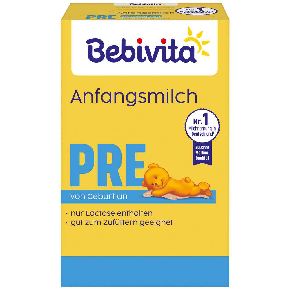 Produktabbildung Bebivita Anfangsmilch, Pre