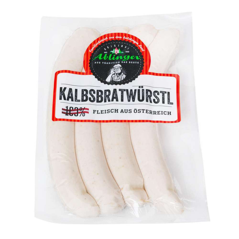 Produktabbildung Ablinger Kalbsbratwürstl