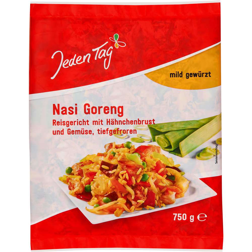 Produktabbildung Jeden Tag Nasi Goreng, tiefgekühlt