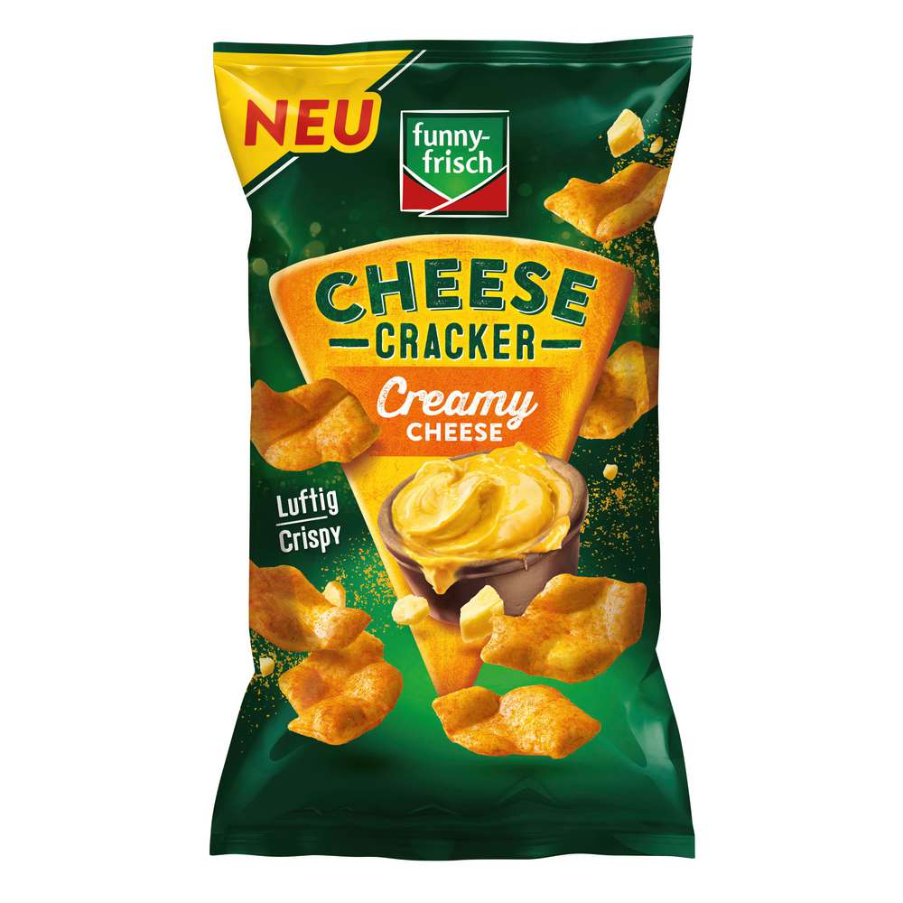 Produktabbildung funny-frisch Cheese Cracker, Creamy Cheese Style