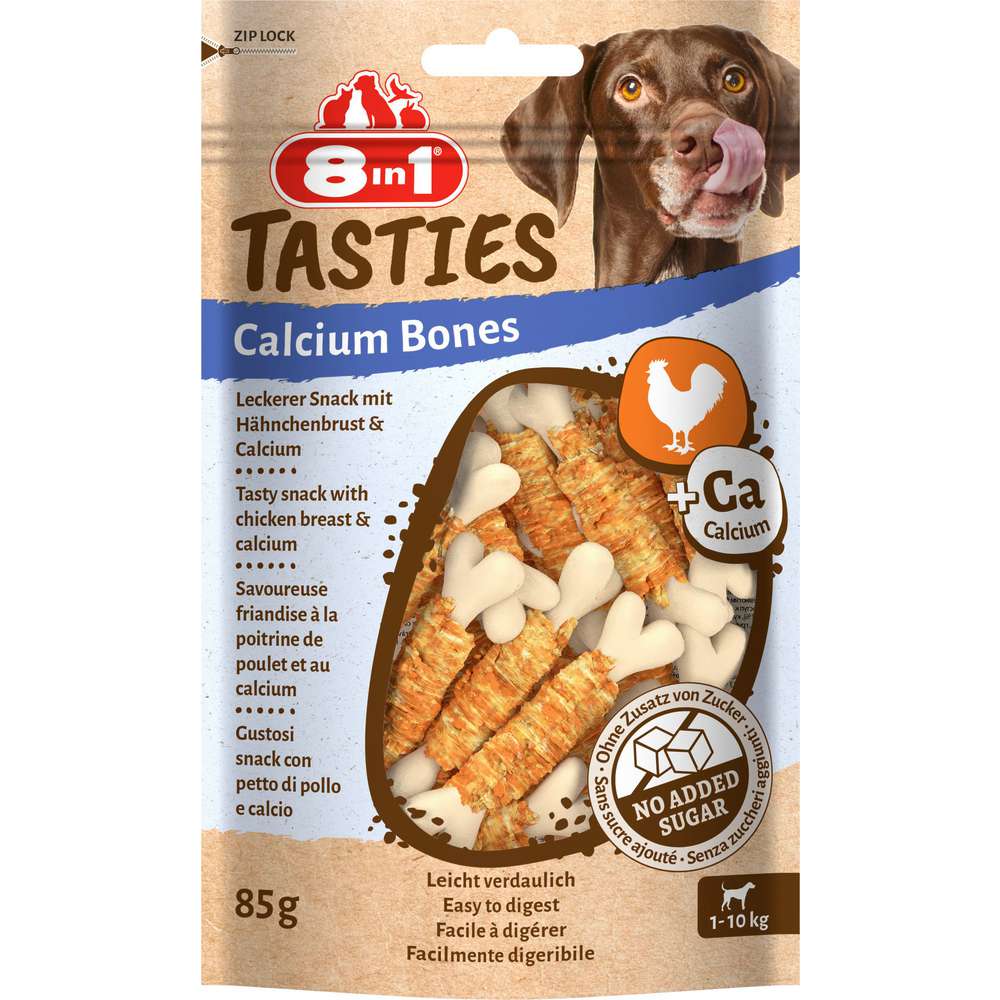 Produktabbildung Tetra Hunde-Snacks 8in1 Tasties, Calcium Bones