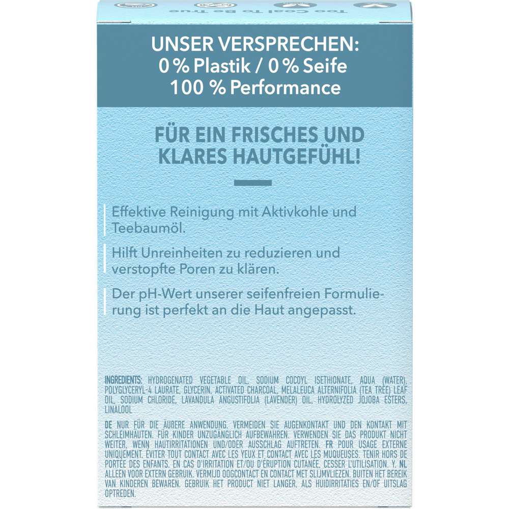 Produktabbildung Foamie Feste Gesichtsreinigung, mit Aktivkohle, für normale bis Mischhaut