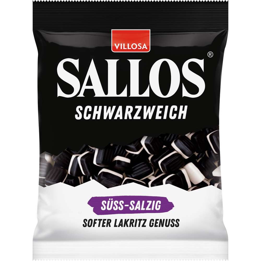 Produktabbildung Sallos Lakritz Bonbons Schwarzweich, süß-salzig
