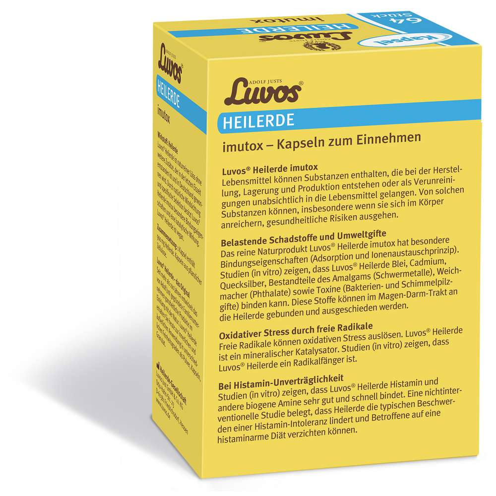 Produktabbildung Luvos Heilerde Imutox Kapseln