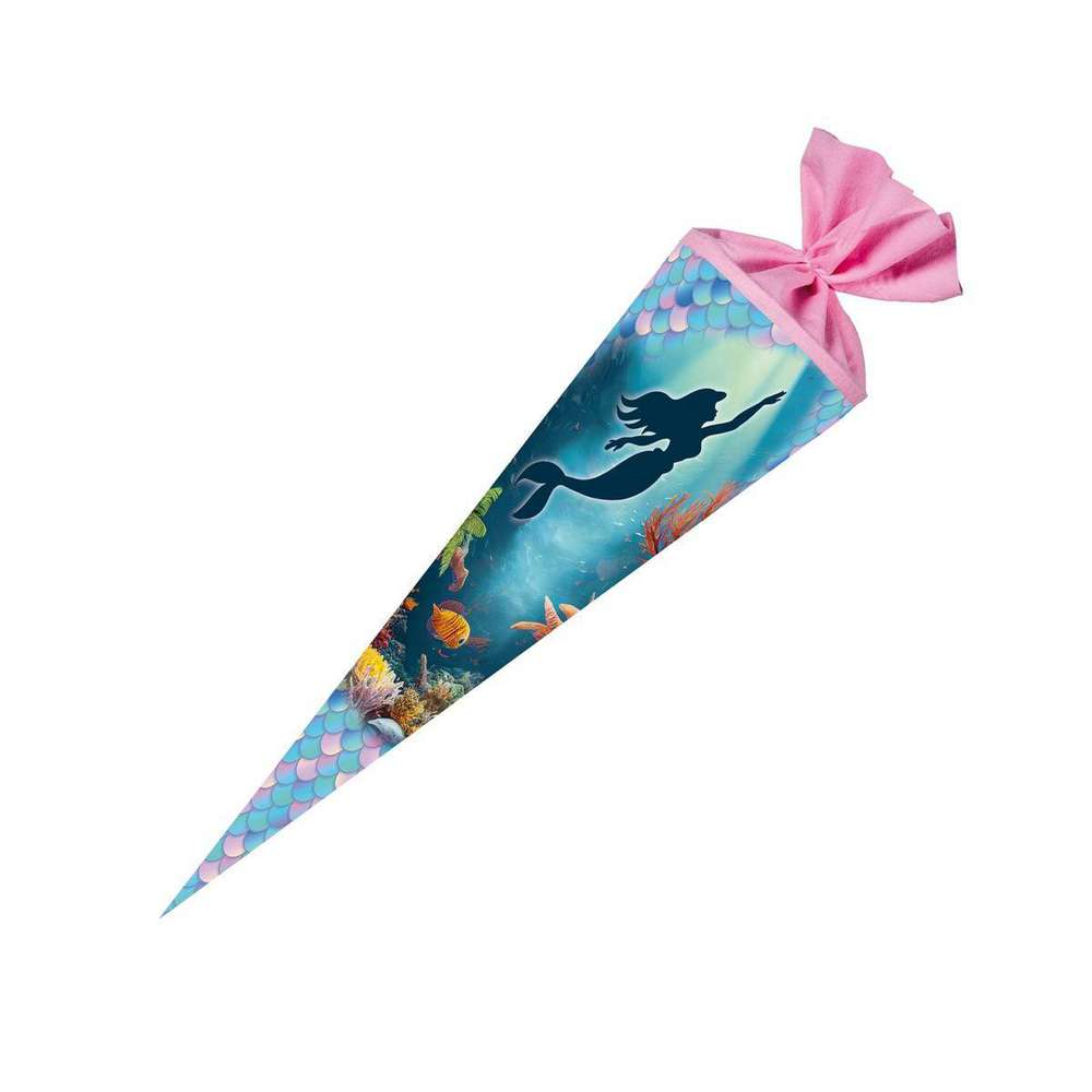 Produktabbildung Nestler GmBh Schultüte 70cm Meerjungfrau
