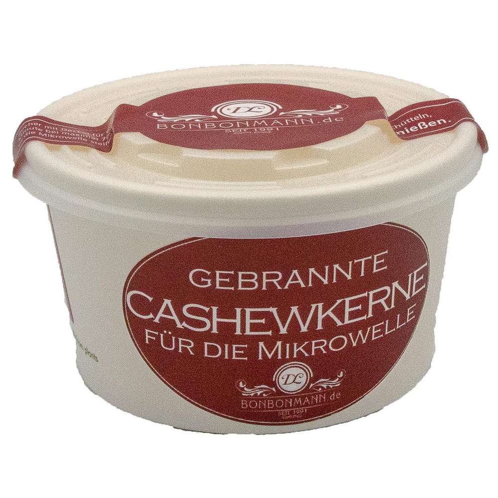 Produktabbildung Bonbonmann Gebrannte Cashewkerne für die Mikro