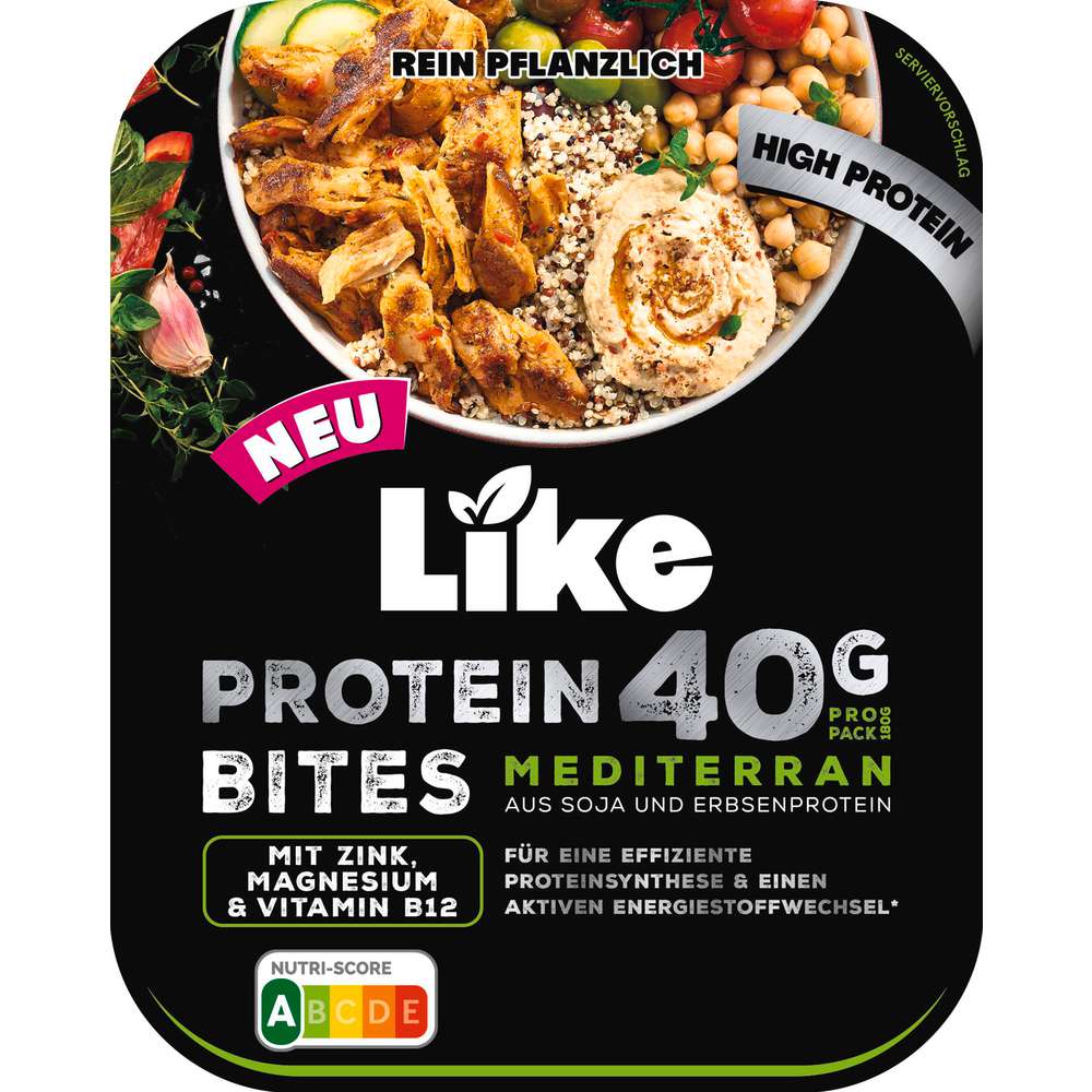 Produktabbildung Like Meat Protein Bites Mediterran Vegan