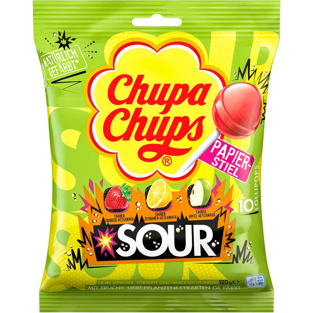 Produktabbildung Chupa Chups Lollipops Sour