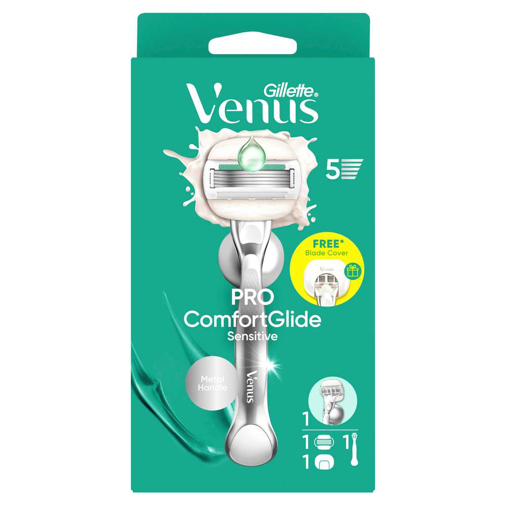 Produktabbildung Gillette Venus Pro ComfortGlide Sensitive Rasierer + 1 Klinge