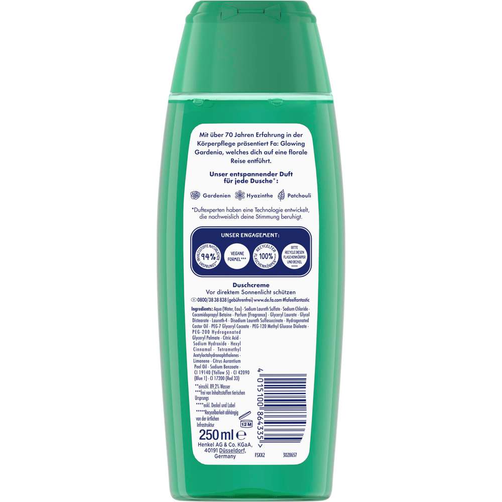 Produktabbildung Fa Duschgel, Glowing Gardenia