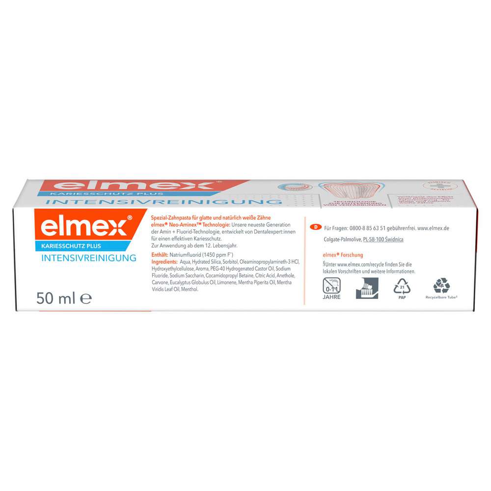 Produktabbildung elmex Zahncreme, Intensivreinigung
