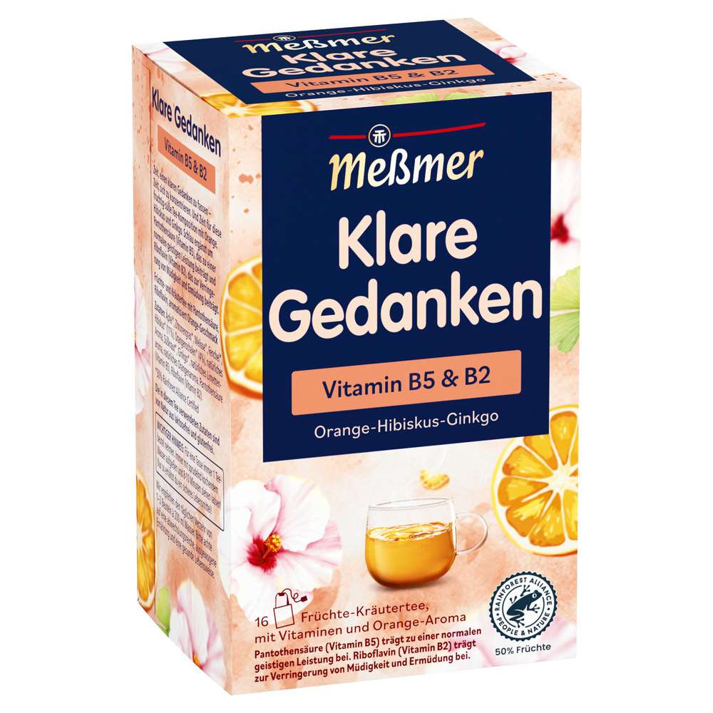 Produktabbildung Messmer Früchte-Kräutertee Klare Gedanken
