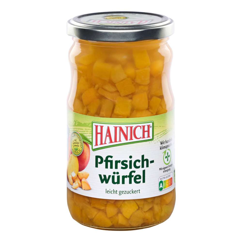 Produktabbildung Hainich Pfirsichwürfel 