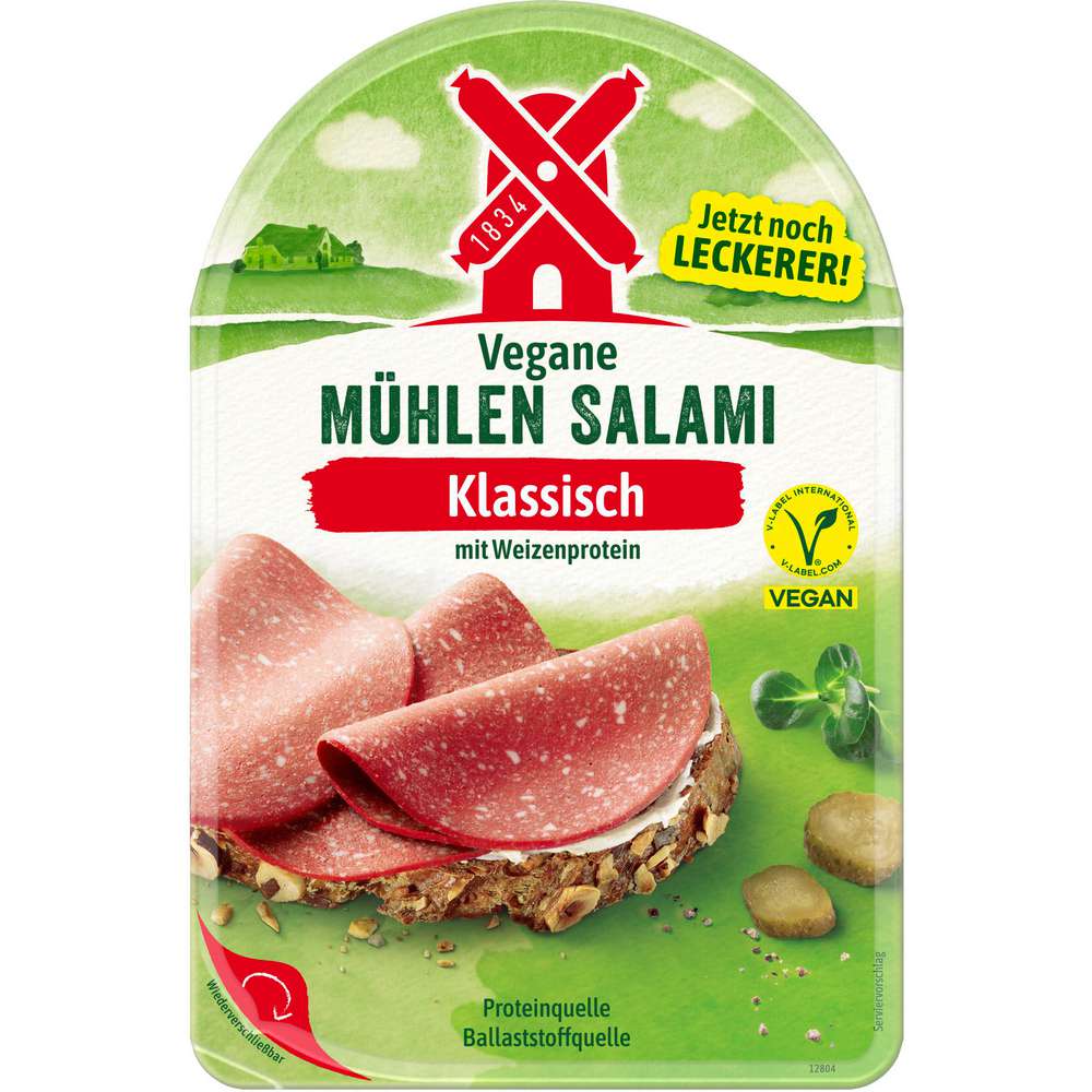 Produktabbildung Rügenwalder Mühle Vegane Salami klassisch