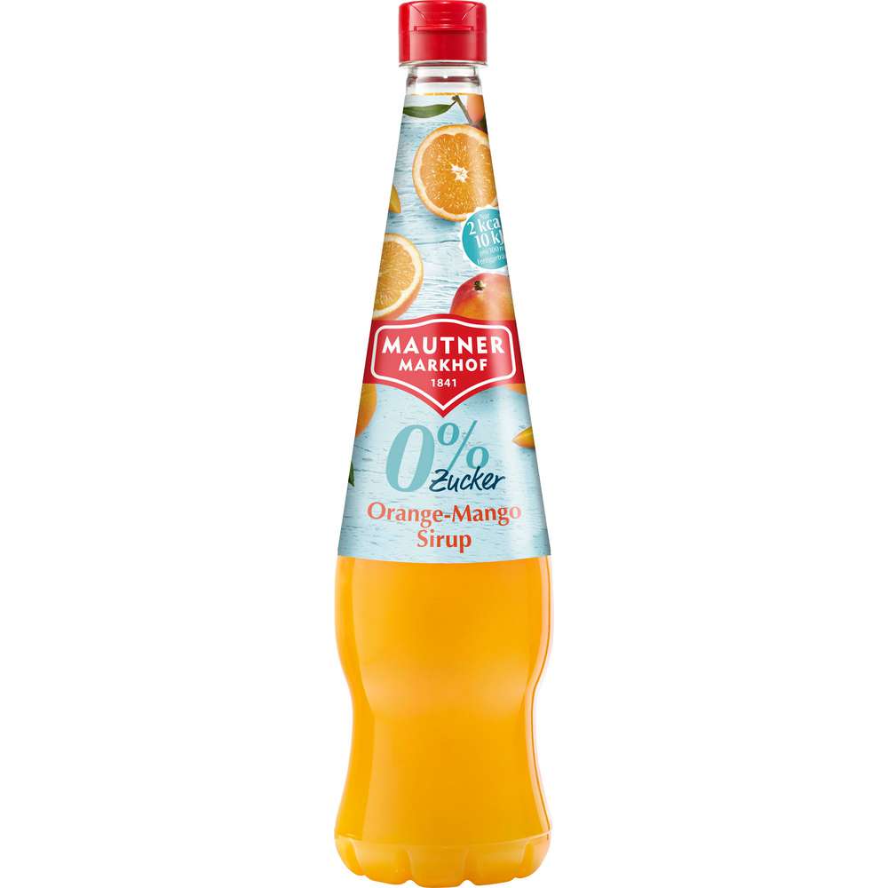 Produktabbildung Mautner Markhof Sirup. Orange-Mango 0% Zucker