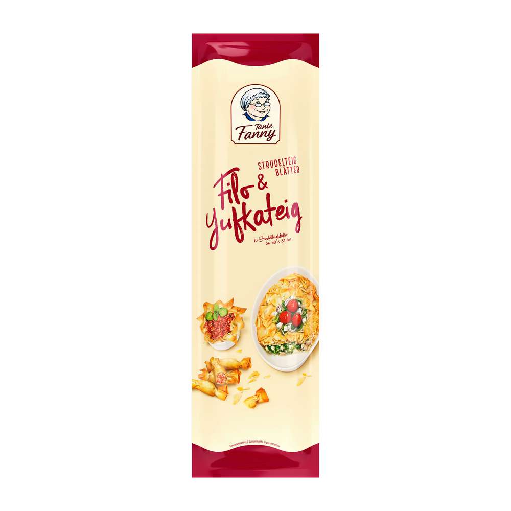 Produktabbildung Tante Fanny Strudelteigblätter Filo- oder Yufkateig