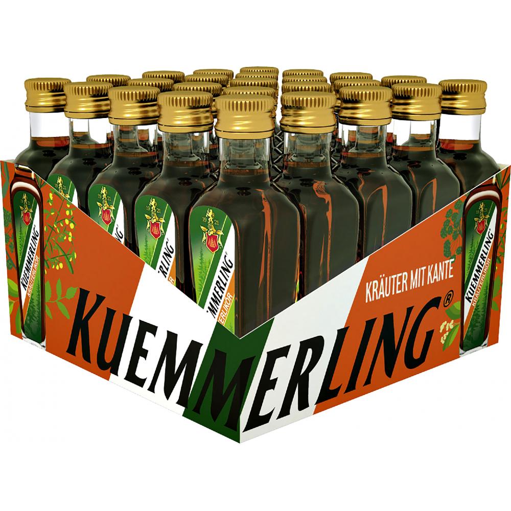 Produktabbildung keine Marke Kuemmerling Kräuterlikör, 25 x 0,02 l