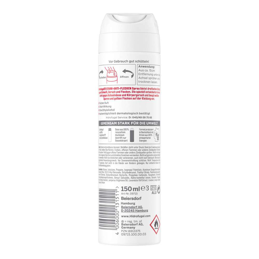Produktabbildung Hidrofugal Deospray, Anti Flecken