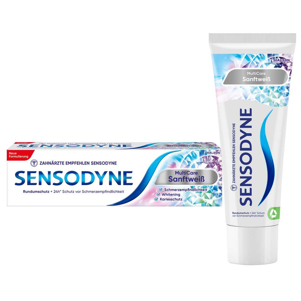 Produktabbildung Sensodyne Zahncreme Multicare, Sanftweiß
