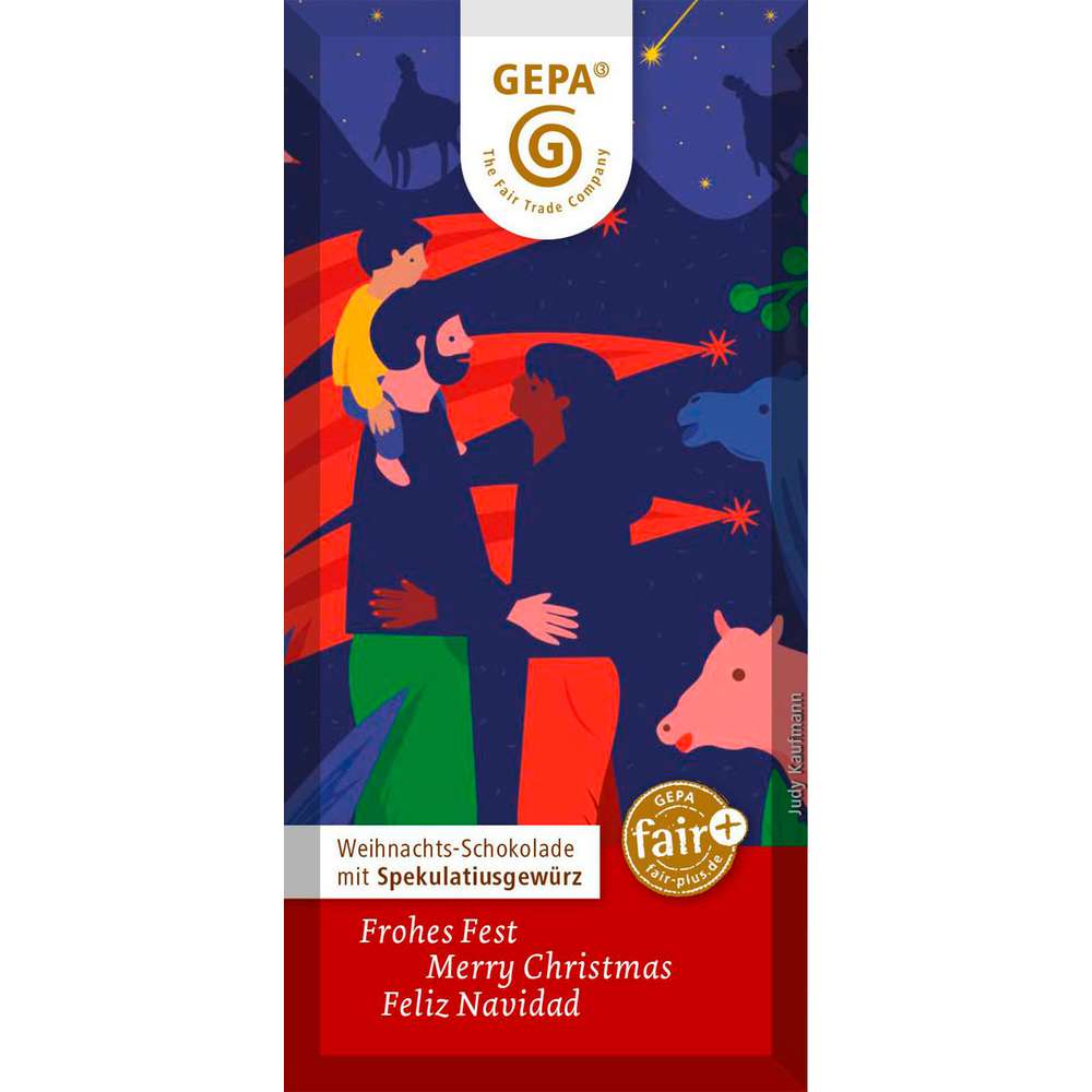 Produktabbildung Gepa Bio-Weihnachtsschokolade