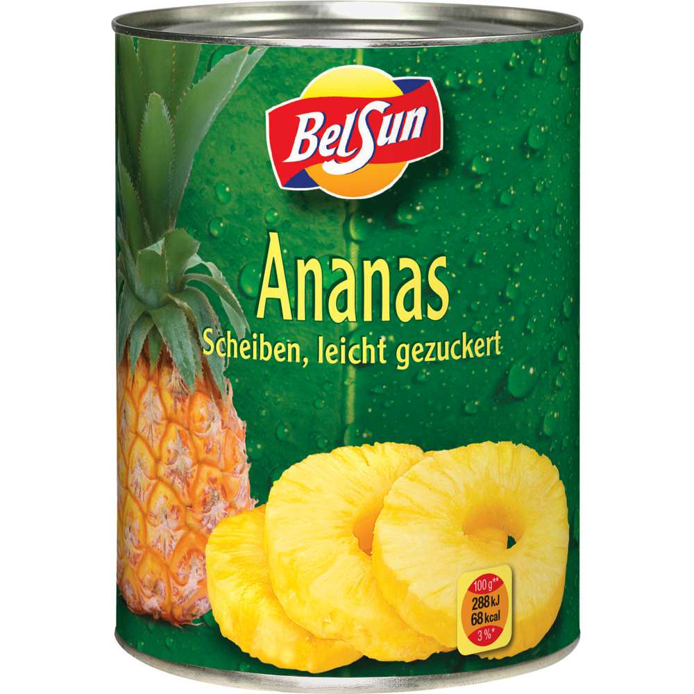 Produktabbildung Belsun Ananas leicht gezuckert